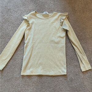 H&M Girls Gold long sleeve top. Size 8/10. Excellent condition. Never worn.